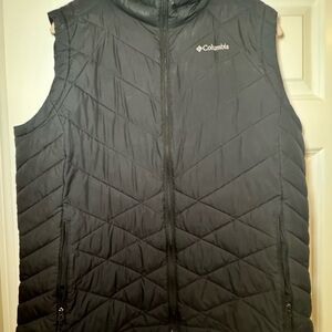 Columbia Black Quilted Vest